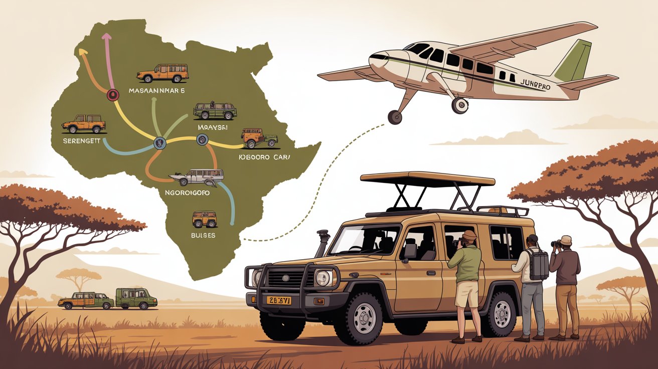 How Do You Travel Between Safari Parks in East Africa